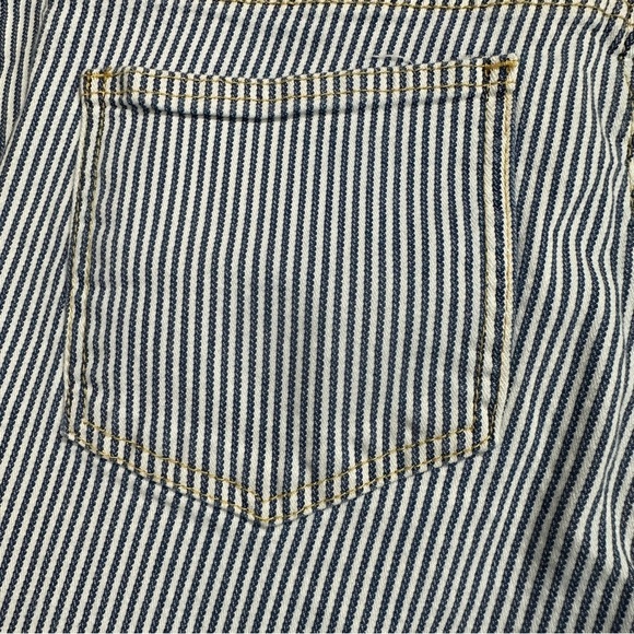 OAT NY pinstripe jeans, size 8/29, blue/white, spring, casual, weekend - Picture 6 of 9